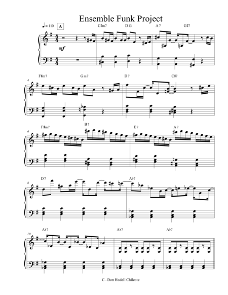 Ensemble Funk Project Page 2