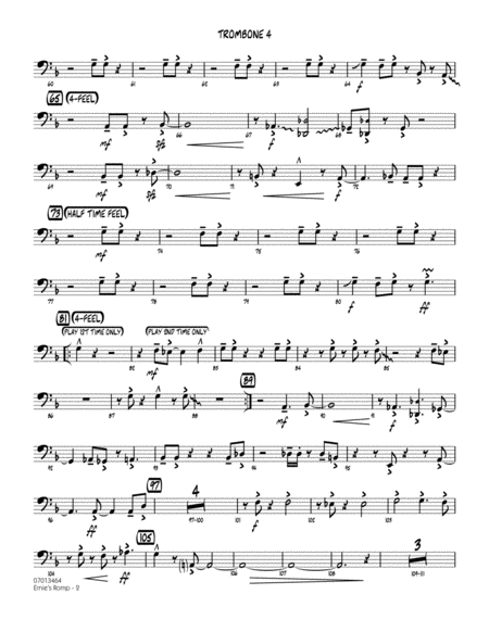 Ernies Romp Arr Mark Taylor Trombone 4 Page 2
