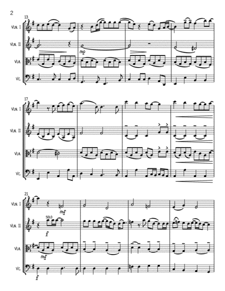 Eternal Flame String Quartet Page 2