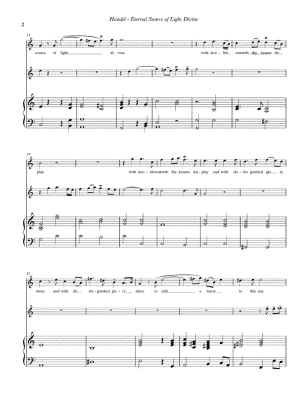 Eternal Source Of Light Divine For Trumpet Soprano Piano Page 2