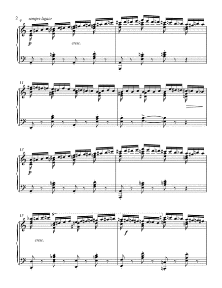 Etude In A Minor Opus 10 N0 2 Page 2