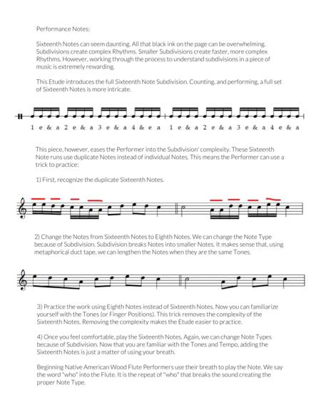 Etude No 8 For G Flue Running Through The Wall Page 2