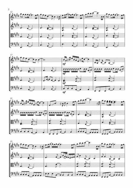 Everglow String Quartet Page 2