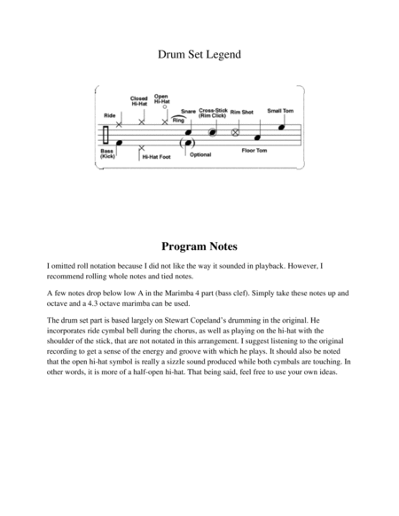 Every Little Thing She Does Is Magic Percussion Ensemble Page 2