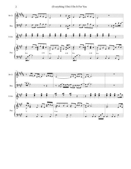 Everything I Do I Do It For You For Woodwind Quartet Page 2