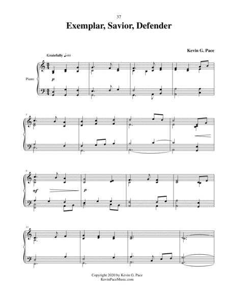 Exemplar Savior Defender Piano Solo Prelude Page 2