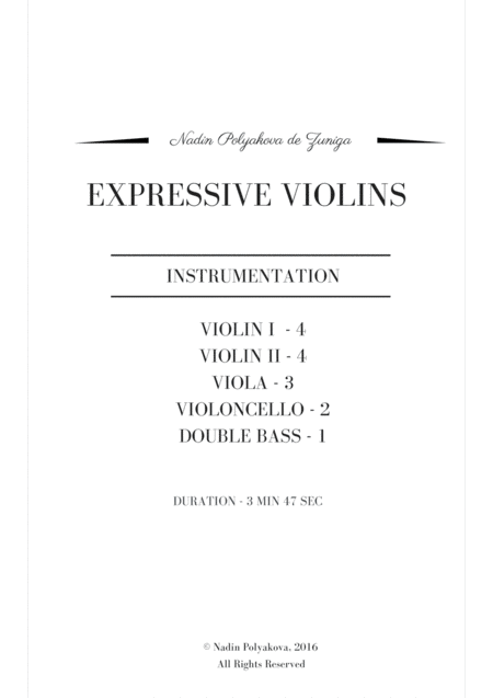 Expressive Violins Full Score Page 2