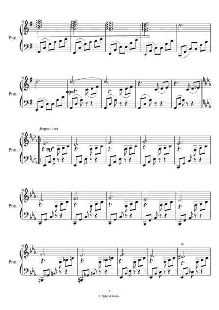 Face In A Wine Glass Piano Solo For Grade 4 Page 2