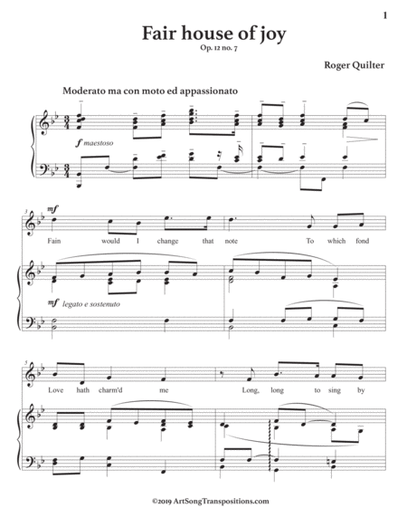 Fair House Of Joy Op 12 No 7 B Flat Major Page 2