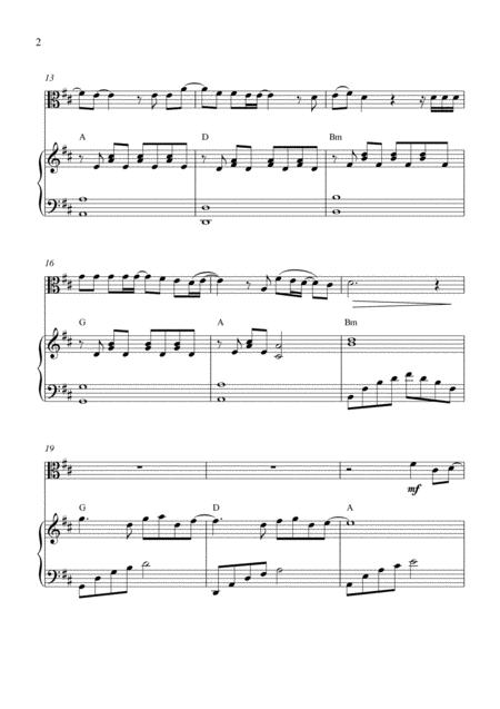 Fall For You For Viola Solo And Piano Accompaniment Page 2