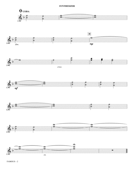 Famous Arr Roger Emerson Synthesizer Page 2