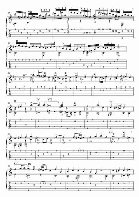 Fantasia By Weiss Guitar Solo Page 2