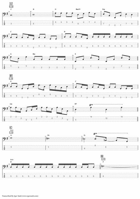 Father To Son Queen John Deacon Complete And Accurate Bass Transcription Whit Tab Page 2