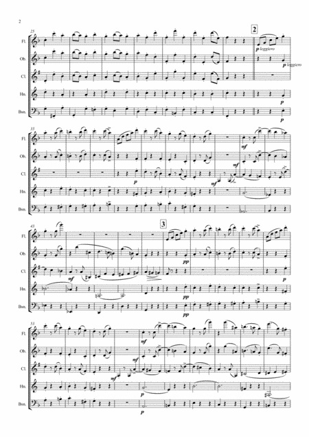 Faur Dolly Suite Op 56 Mvt 2 Mi A Ou Wind Quintet Page 2