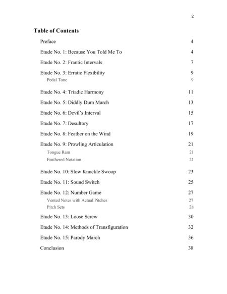 Fifteen Virtuosic Etudes For Solo Trumpet Op 10 An Idiomatic Guide To Satisfactory Performance Page 2