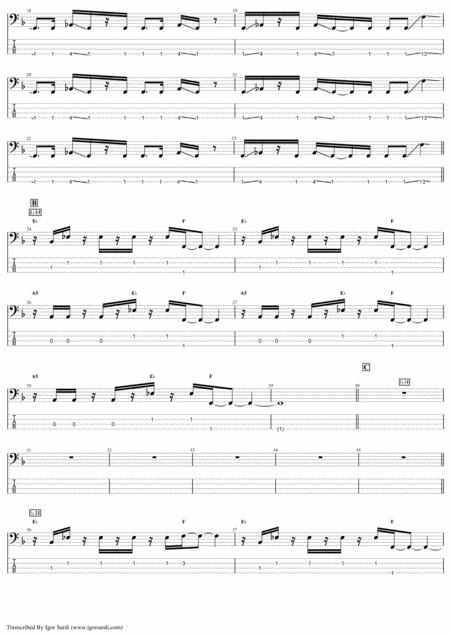 Fight From The Inside Queen John Deacon Complete And Accurate Bass Transcription Whit Tab Page 2