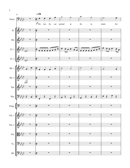 Firm In The Faith For Tenor Solo And Orchestra Part 1 Of 2 Piano Version And Individ Parts Are In Part 2 Page 2