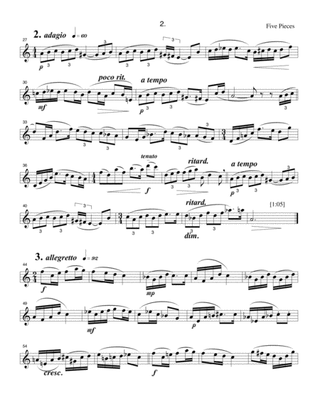 Five Pieces Opus 268 Page 2