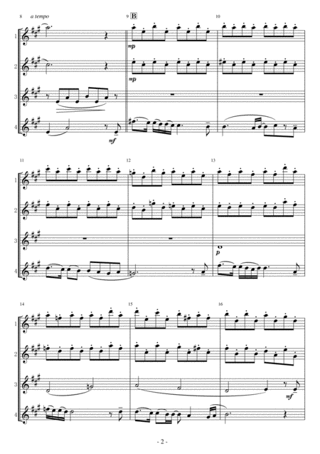 Flute Quartet I Need To Be In Love Richard Carpenter John Bettis Page 2