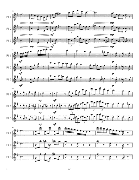 Flute Trio In E Minor Page 2