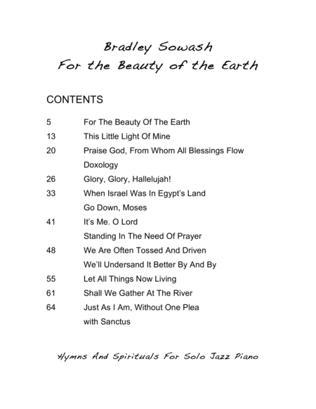 For The Beauty Of The Earth Collection Page 2