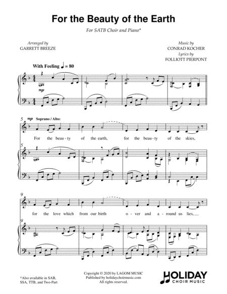 For The Beauty Of The Earth Satb Page 2