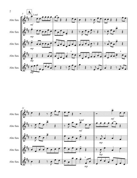 For Unto Us A Child Is Born From Messiah F Alto Saxophone Quintet Page 2