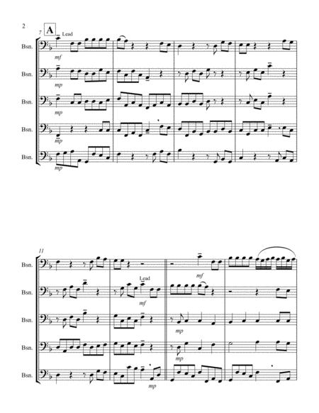 For Unto Us A Child Is Born From Messiah F Bassoon Quintet Page 2