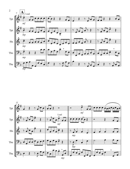 For Unto Us A Child Is Born From Messiah F Brass Quintet Page 2