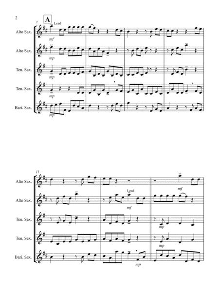 For Unto Us A Child Is Born From Messiah F Saxophone Quintet Page 2