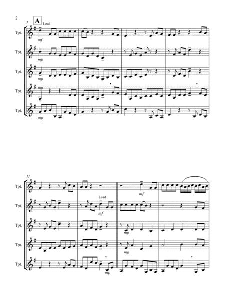 For Unto Us A Child Is Born From Messiah F Trumpet Quintet Page 2