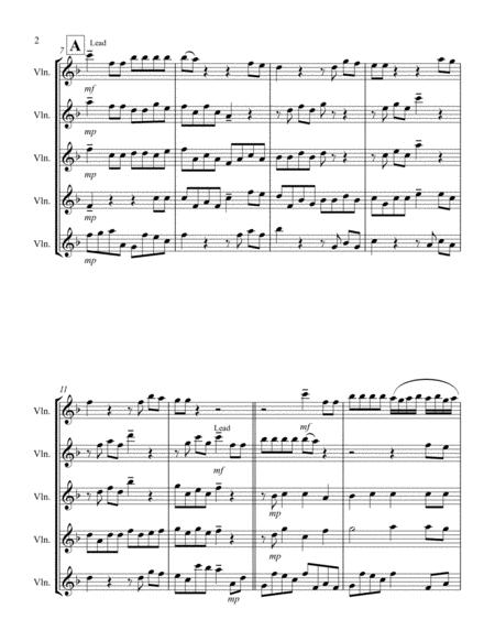 For Unto Us A Child Is Born From Messiah F Violin Quintet Page 2