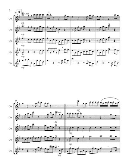 For Unto Us A Child Is Born From Messiah G Oboe Quintet Page 2