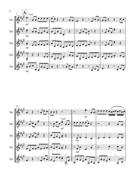 For Unto Us A Child Is Born From Messiah G Trumpet Quintet Page 2