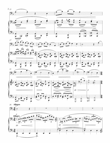 Four Serious Songs For Trombone Or Bass Trombone Piano Page 2