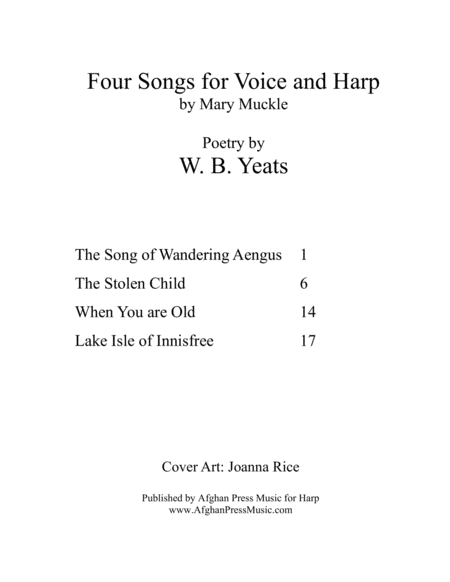 Four Songs For Harp And Voice Page 2