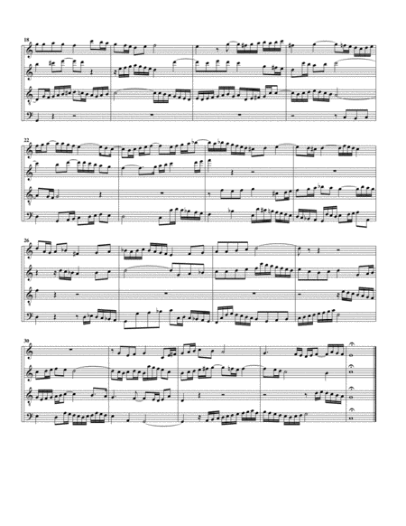 Fugue From Das Wohltemperierte Klavier I Bwv 868 Ii Arrangement For 4 Recorders Page 2
