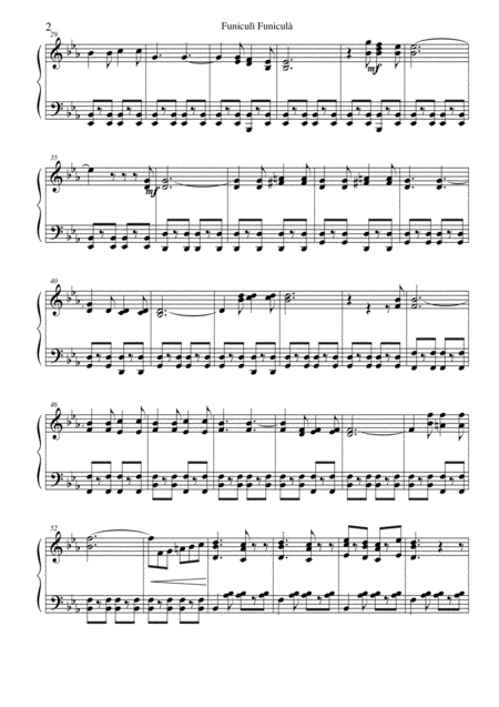 Funicul Per Pianoforte Page 2