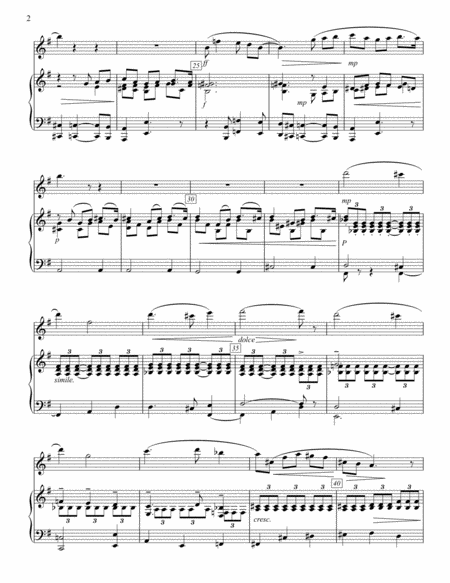 Gabriel Faur Pelleas Et Mlisande Prlude Transcribed For Flute And Piano Page 2