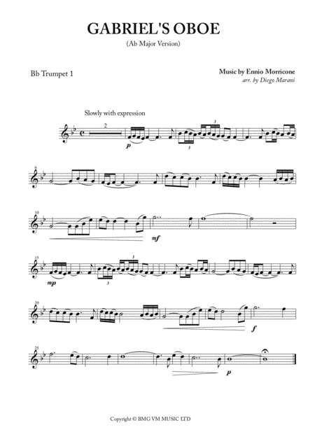 Gabriels Oboe Nella Fantasia For Brass Quartet Page 2