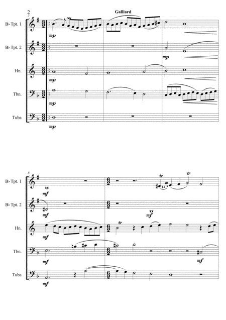 Galliard In D Minor Fitz 162 Page 2