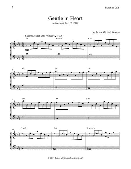 Gentle In Heart Relaxing Piano Page 2