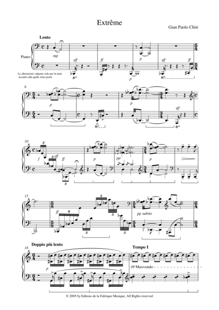 Gian Paolo Chiti Extrme For Piano Page 2
