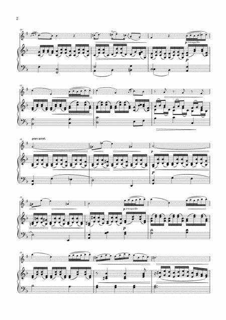 Gluck Melodie For Clarinet And Piano Page 2