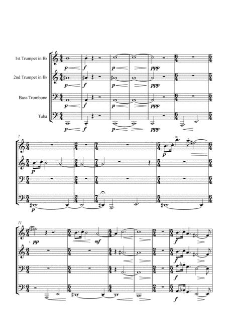 Go To Hell For Brass Quartet Page 2