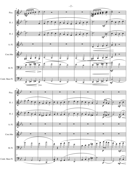 God Rest Ye Merry Gentlemen For Flute Choir Page 2