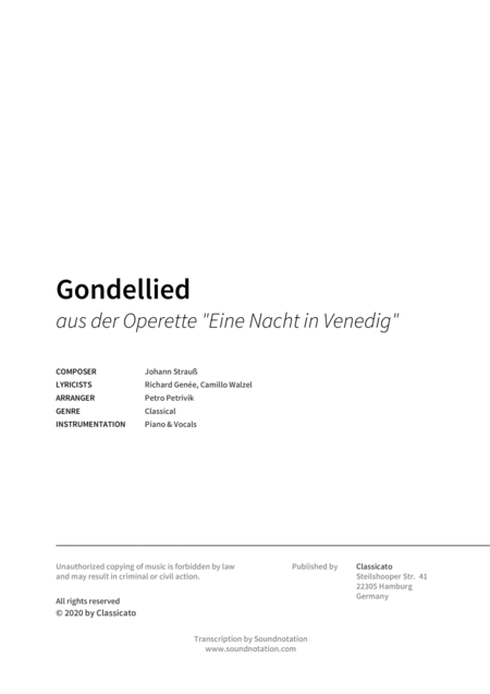 Gondellied Page 2