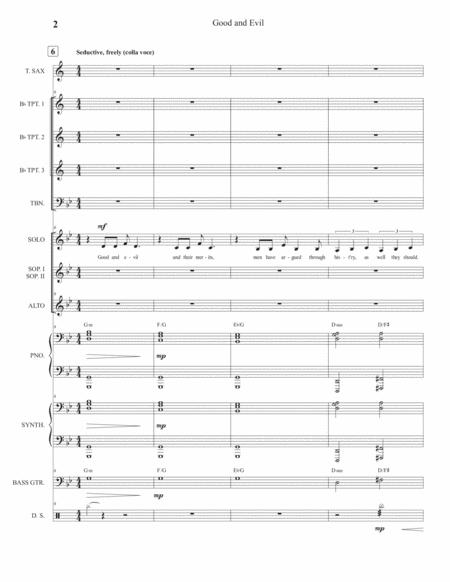 Good And Evil From Jekyll And Hyde Full Score And Parts Page 2