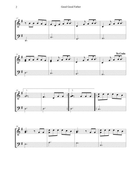 Good Good Father Chris Tomlin Sheet Music Easy Page 2