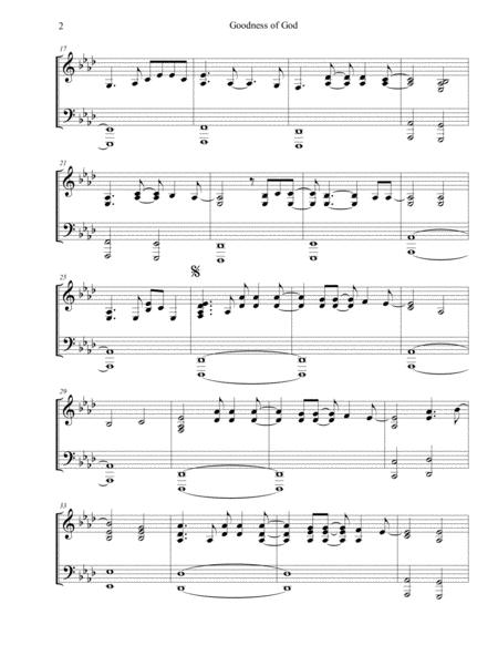 Goodness Of God Bethel Music Sheet Music Advanced Page 2